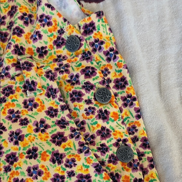 Lucy and yak Easton “everglade” dungarees floral - Picture 2 of 4